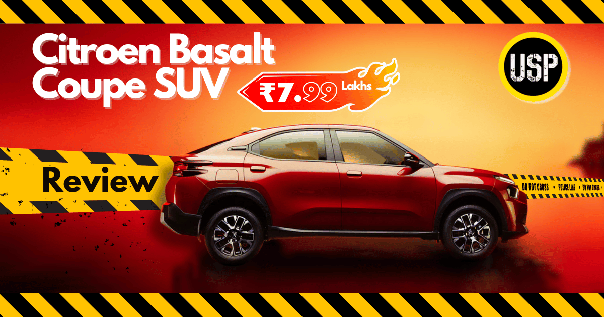 In-Depth Review of the Citroen Basalt Coupe SUV: Pros and Cons 1 Citroen Basalt Coupe SUV Review